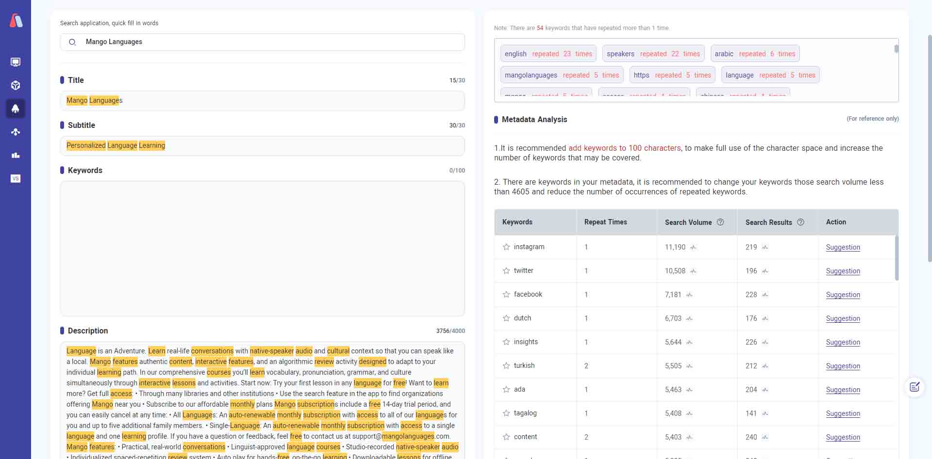 keywordoptimization