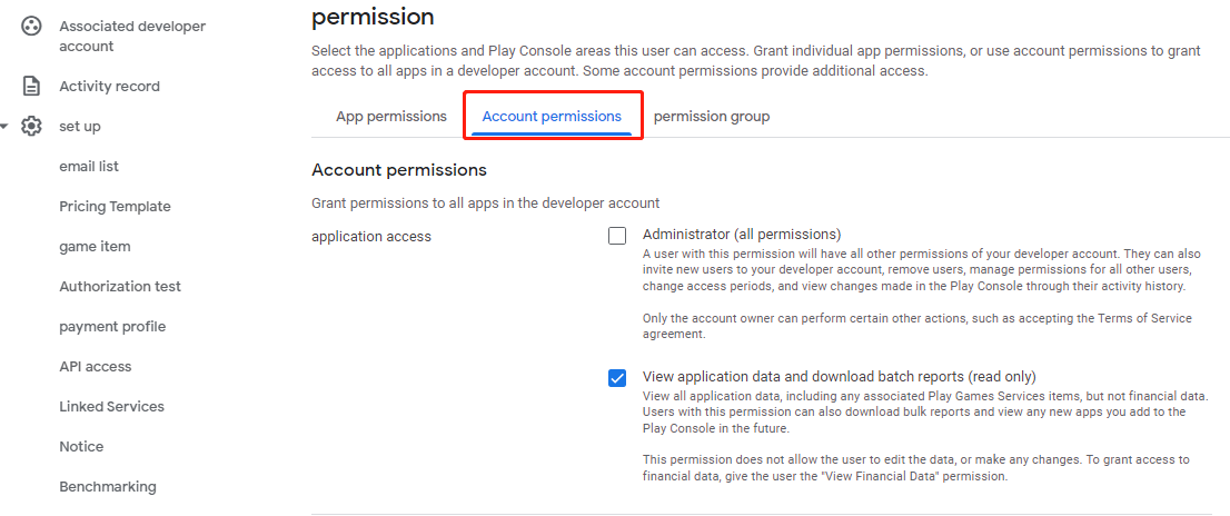 Permissions